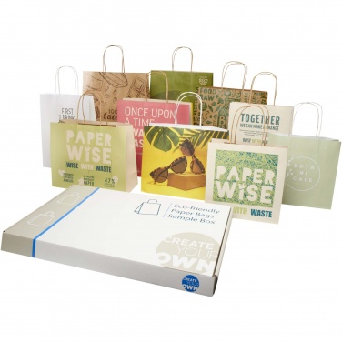 Logo trade corporate gifts picture of: Agricultural waste and kraft paper bags sample box