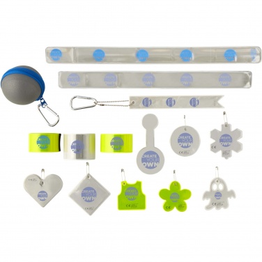 Logo trade promotional giveaways image of: Reflective products sample box