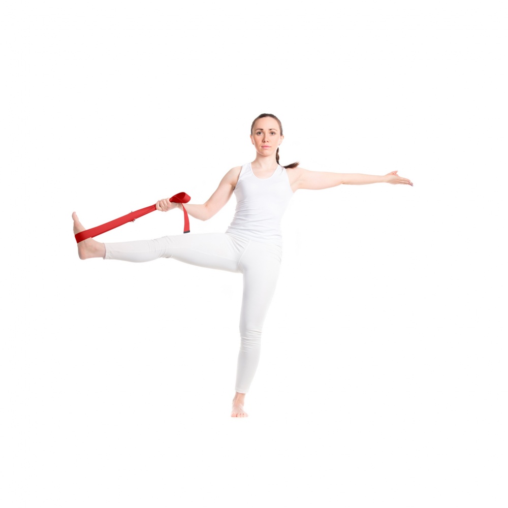 Logo trade promotional merchandise picture of: Virabha RPET yoga strap