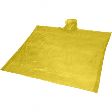 Logotrade corporate gift image of: Mayan recycled plastic disposable rain poncho with storage pouch
