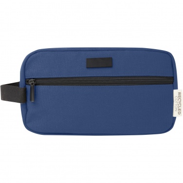 Logotrade promotional product picture of: Joey GRS recycled canvas travel accessory pouch bag 3.5L