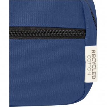 Logo trade promotional merchandise picture of: Joey GRS recycled canvas travel accessory pouch bag 3.5L