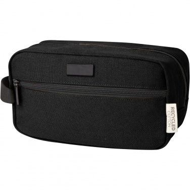 Logo trade promotional giveaways image of: Joey GRS recycled canvas travel accessory pouch bag 3.5L
