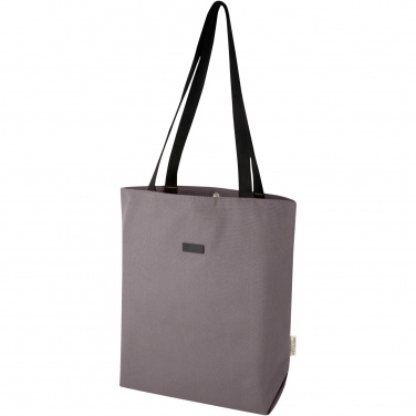 Logo trade business gifts image of: Joey GRS recycled canvas versatile tote bag 14L