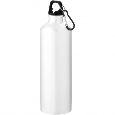 Logotrade promotional products photo of: Oregon 770 ml RCS certified recycled aluminium water bottle with carabiner