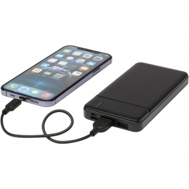 Logotrade promotional giveaway picture of: Loop 10.000 mAh recycled plastic power bank 