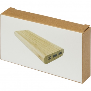 Logotrade promotional merchandise picture of: Tulda 10.000 mAh bamboo power bank