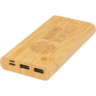 Logotrade promotional item picture of: Tulda 10.000 mAh bamboo power bank