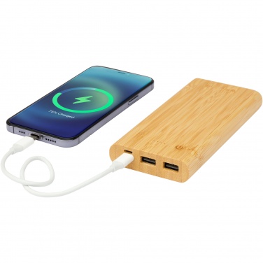 Logotrade promotional item image of: Tulda 10.000 mAh bamboo power bank