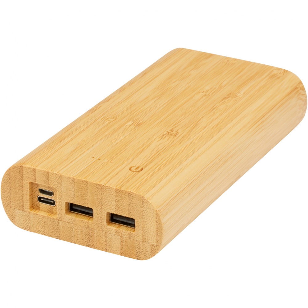 Logo trade promotional products picture of: Tulda 20.000 mAh bamboo power bank