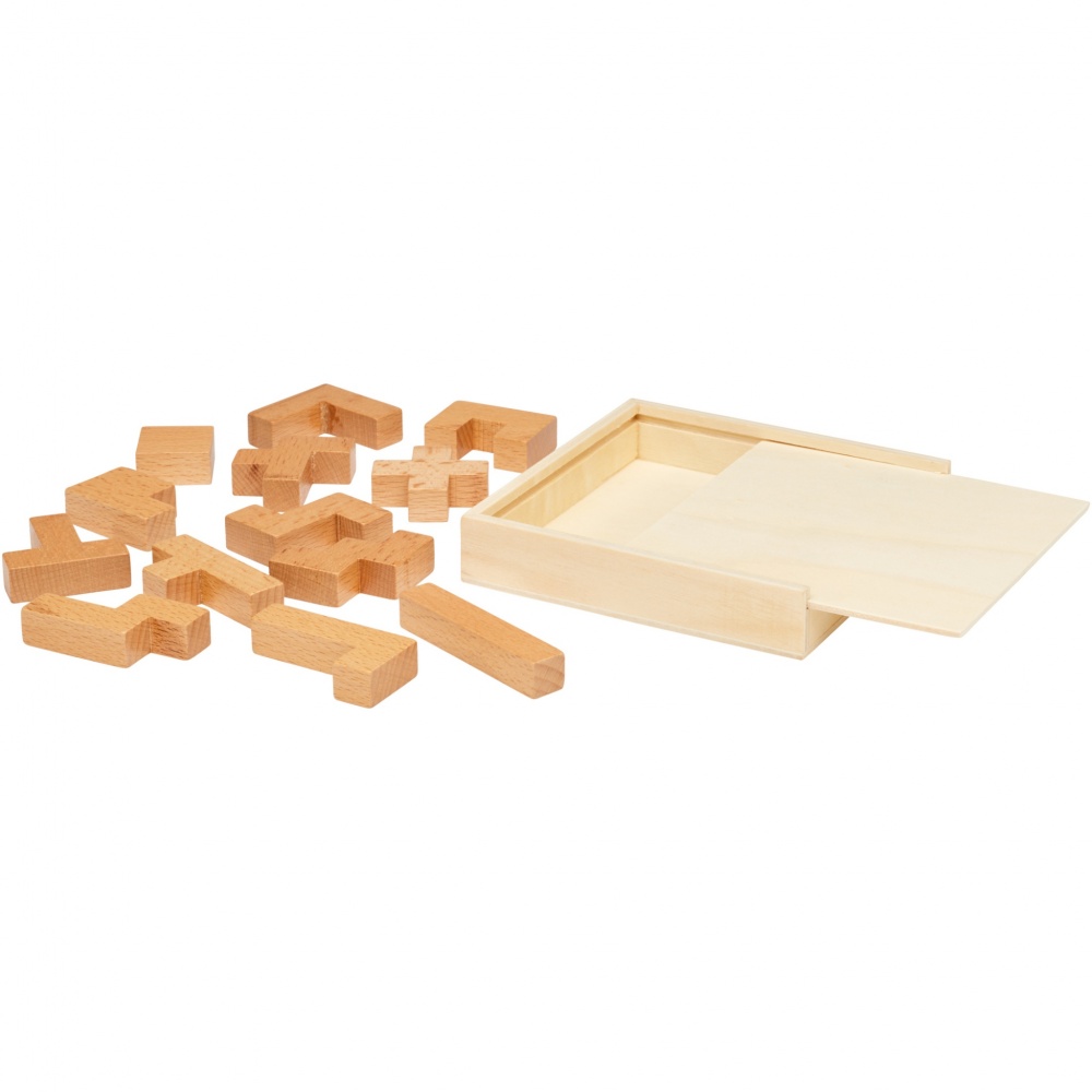 Logotrade advertising product image of: Bark wooden puzzle