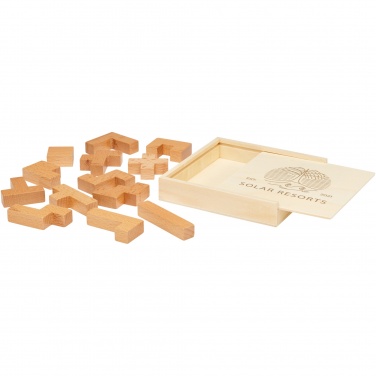 Logotrade promotional merchandise picture of: Bark wooden puzzle