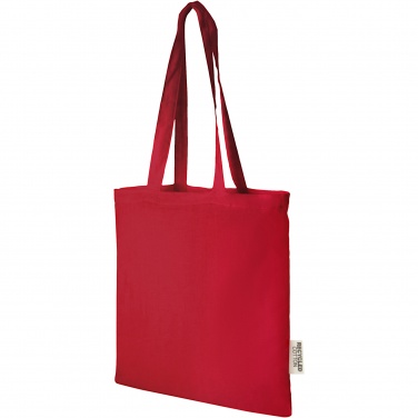 Logo trade promotional gift photo of: Madras 140 g/m2 GRS recycled cotton tote bag 7L