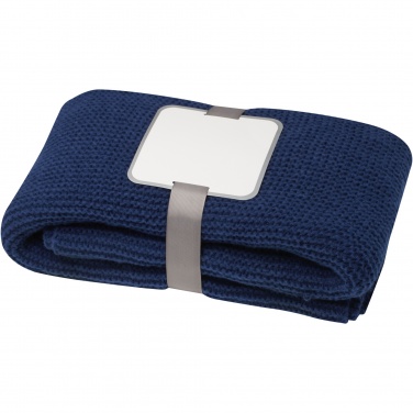 Logo trade advertising products image of: Suzy 150 x 120 cm GRS polyester knitted blanket