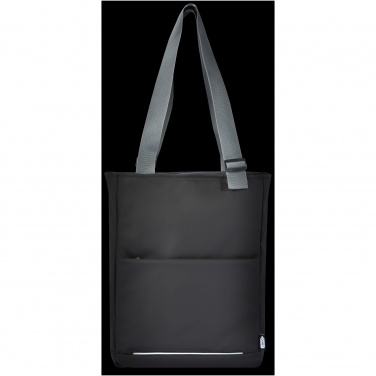 Logotrade promotional merchandise picture of: Aqua 14" GRS recycled water resistant laptop tote bag 14L