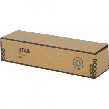 Logo trade promotional items picture of: Kuma bamboo/RCS recycled plastic torch with carabiner