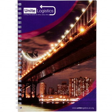 Logotrade promotional giveaways photo of: Desk-Mate® A5 spiral notebook with printed back cover