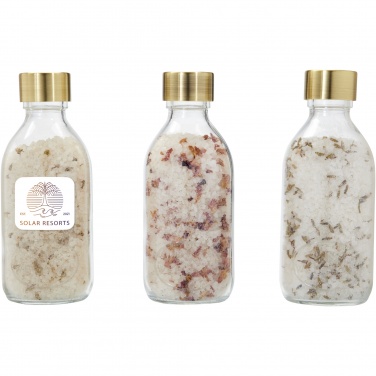 Logo trade promotional merchandise photo of: Wellmark Just Relax 3-piece 200 ml bath salt gift set