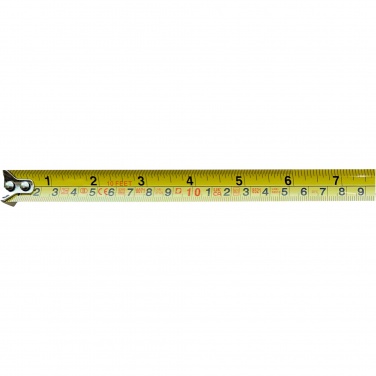 Logo trade promotional merchandise photo of: Rule 5-metre RCS recycled plastic measuring tape