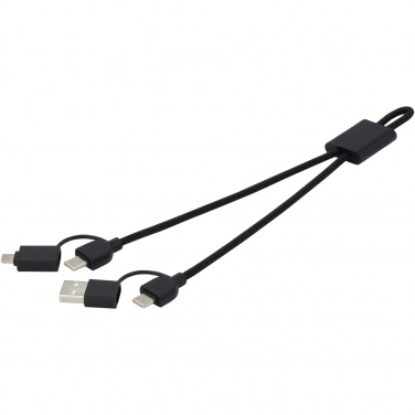 Logo trade promotional giveaway photo of: Connect 6-in-1 RCS recycled aluminium 45W quick charge & data transfer cable