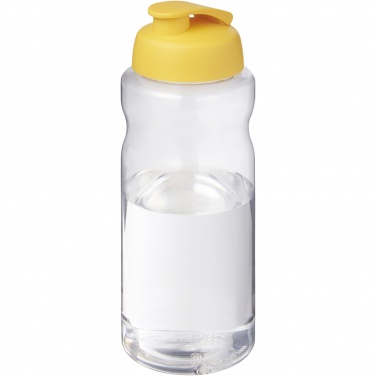 Logo trade promotional items image of: H2O Active® Big Base 1 litre flip lid sport bottle