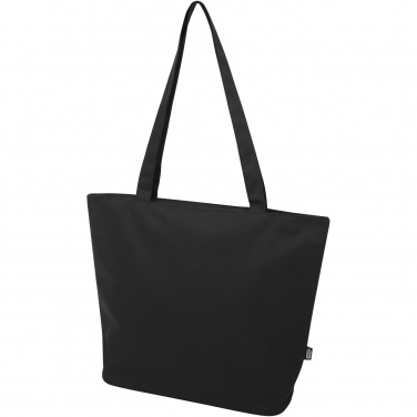 Logotrade promotional gift image of: Panama GRS recycled zippered tote bag 20L