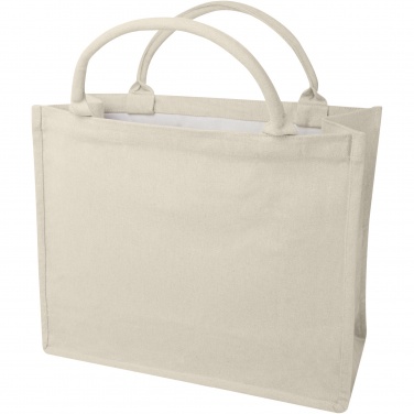 Logo trade advertising product photo of: Page 500 g/m² Aware™ recycled book tote bag