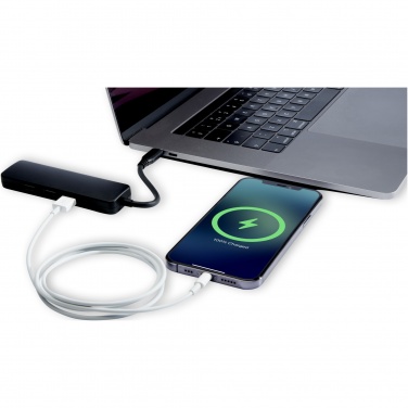 Logo trade corporate gift photo of: Loop RCS recycled plastic multimedia adapter USB 2.0-3.0 with HDMI port