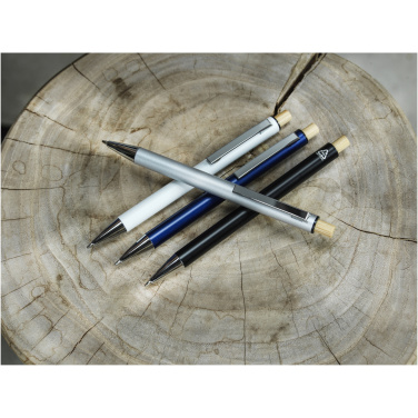 Logotrade promotional merchandise image of: Cyrus recycled aluminium ballpoint pen (black ink)