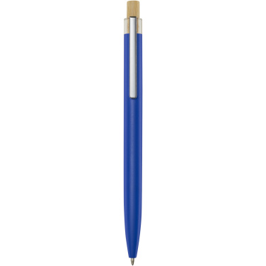 Logotrade business gift image of: Nooshin recycled aluminium ballpoint pen (black ink)