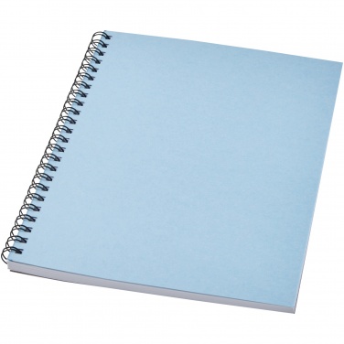 Logo trade promotional giveaways image of: Desk-Mate® A5 colour spiral notebook