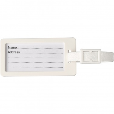 Logotrade promotional giveaway image of: River recycled window luggage tag