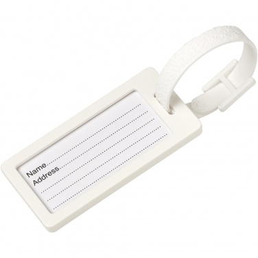 Logo trade promotional gifts picture of: River recycled window luggage tag