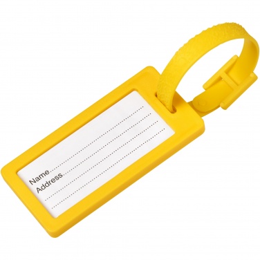 Logo trade promotional giveaways picture of: River recycled window luggage tag