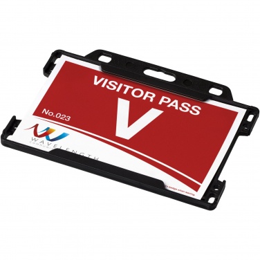 Logo trade corporate gift photo of: Vega recycled plastic card holder