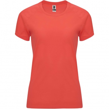 Logo trade promotional merchandise picture of: Bahrain short sleeve women's sports t-shirt