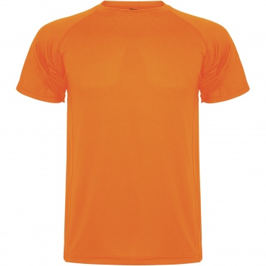 Logo trade promotional giveaway photo of: Montecarlo short sleeve kids sports t-shirt