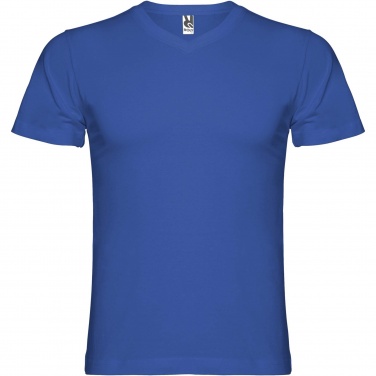 Logo trade promotional giveaway photo of: Samoyedo short sleeve men's v-neck t-shirt