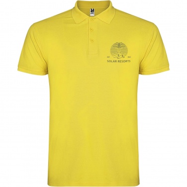 Logo trade promotional items image of: Star short sleeve men's polo