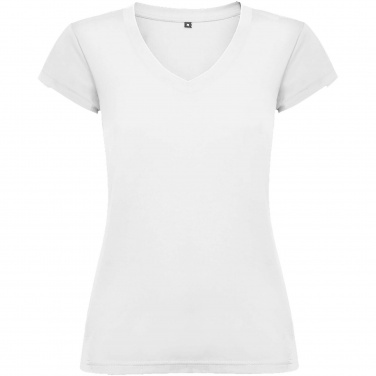 Logotrade promotional gift picture of: Victoria short sleeve women's v-neck t-shirt