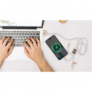Logo trade corporate gifts image of: SCX.design C49 5-in-1 charging cable
