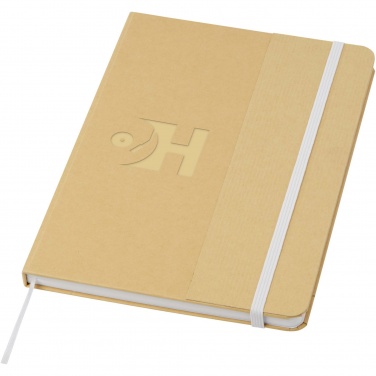 Logotrade corporate gift image of: Nelida A5 recycled cardboard hard cover notebook