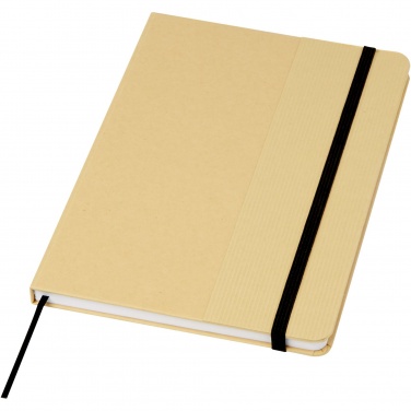 Logotrade promotional merchandise image of: Nelida A5 recycled cardboard hard cover notebook