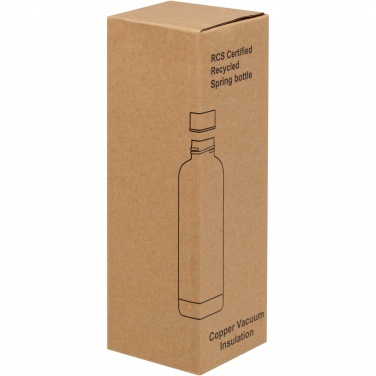 Logo trade promotional merchandise photo of: Spring 500 ml RCS certified recycled stainless steel copper vacuum insulated bottle