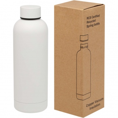 Logo trade business gift photo of: Spring 500 ml RCS certified recycled stainless steel copper vacuum insulated bottle
