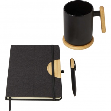 Logotrade corporate gift image of: Laura A5 hard cover notebook and ballpoint pen gift set