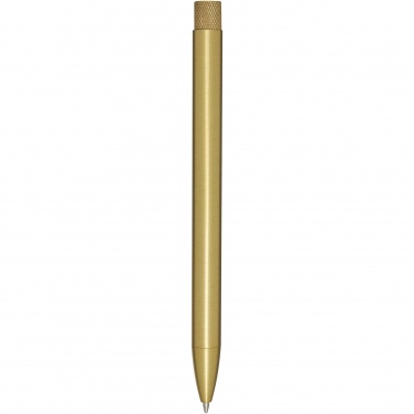 Logo trade business gift photo of: Beatriz recycled brass ballpoint pen