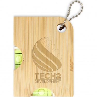Logo trade promotional product photo of: Levo bamboo bottle opener with level 