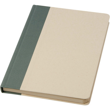 Logo trade promotional giveaway photo of: Liliana A5 sugar cane plastic hard cover notebook