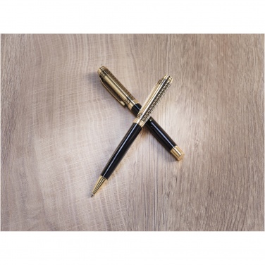 Logotrade promotional item image of: Legato ballpoint and rollerball pen set